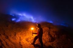 Blue Fires - Ijen Crater - Java, Indonesia