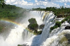 Iguazú Falls, border Argentina-Brazil